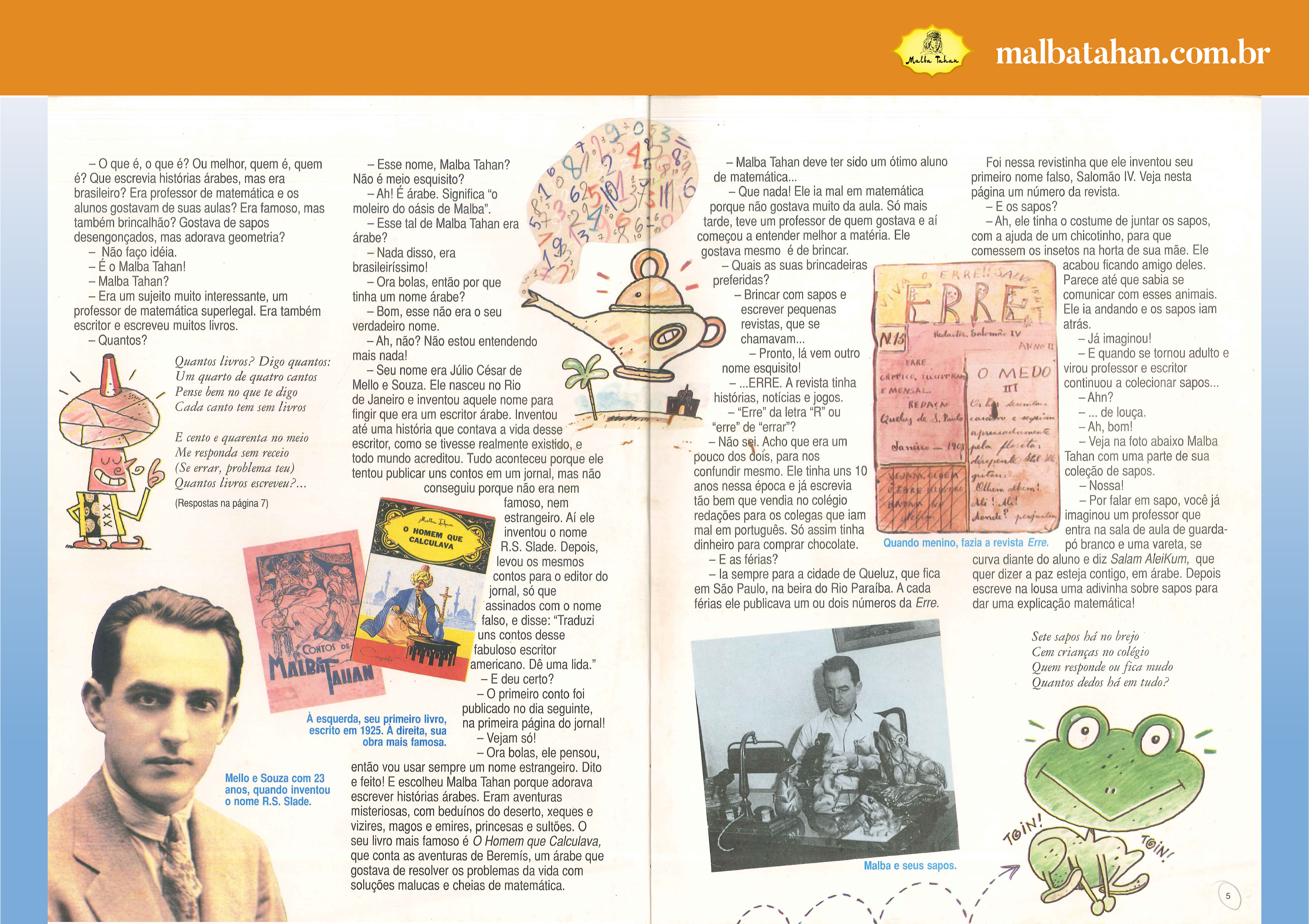 O Homem que Calculava: Uma biografia lúdica ilustrada por Pedro Paulo  Salles - Malba Tahan